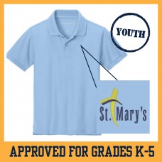Port Authority Pique Polo -Youth (Cloud Blue)